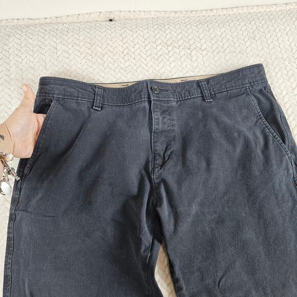DOCKERS SMART FLEX 360 Chino Pants Sz 36x29 Black Mens Casual Work Flexable - Picture 3 of 10